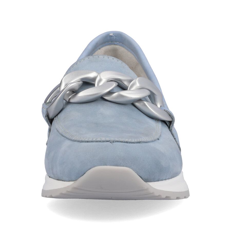 blaue elastische damenschuhe remonte r2544-10