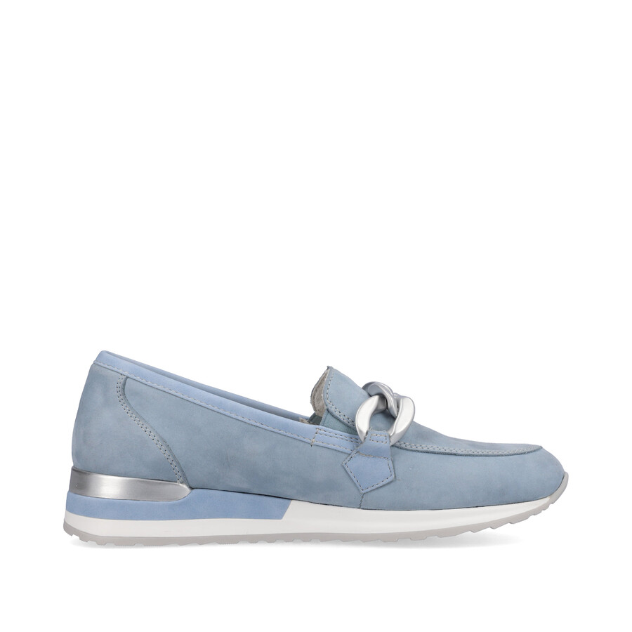 blaue elastische damenschuhe remonte r2544-10