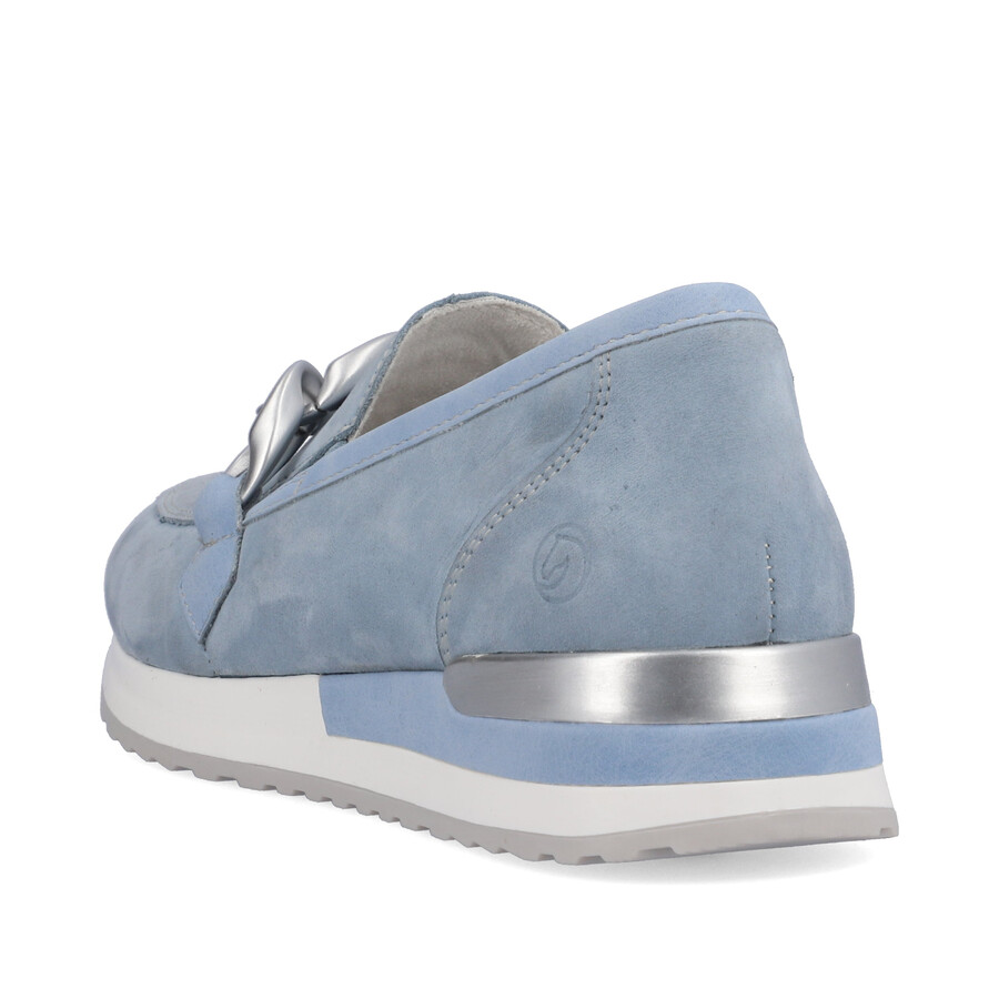 blaue elastische damenschuhe remonte r2544-10
