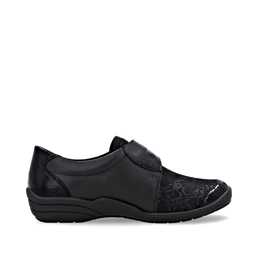 schwarze klettverschluss-schuhe für damen remonte r7600-00