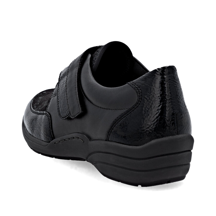 schwarze klettverschluss-schuhe für damen remonte r7600-00