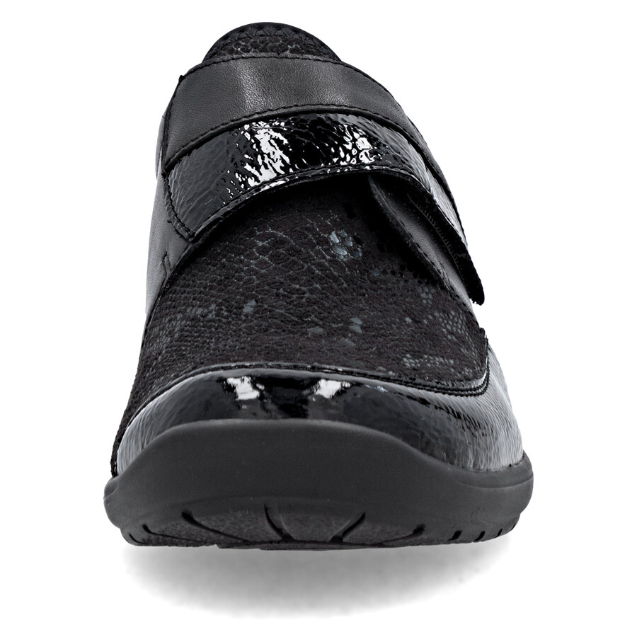 schwarze klettverschluss-schuhe für damen remonte r7600-00