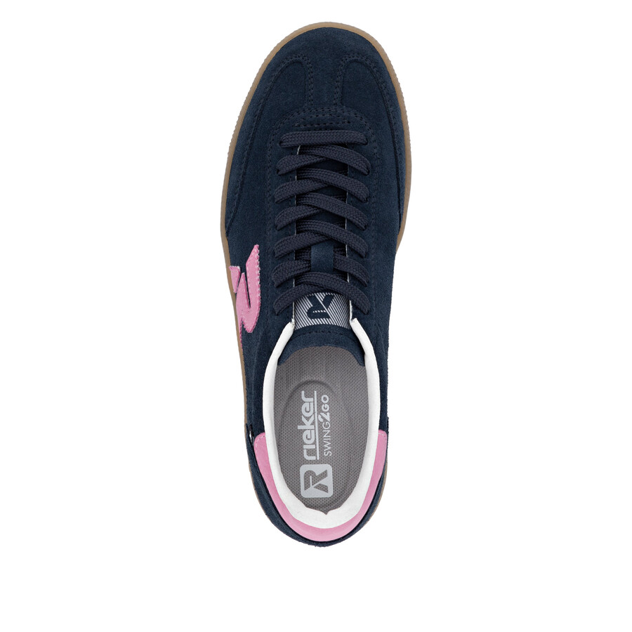 blaue sneaker für damen rieker sport w2200-15