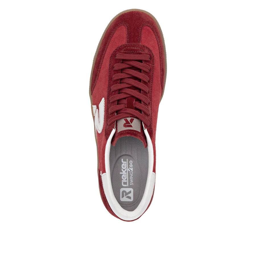 rote sneaker für damen rieker sport w2200-33