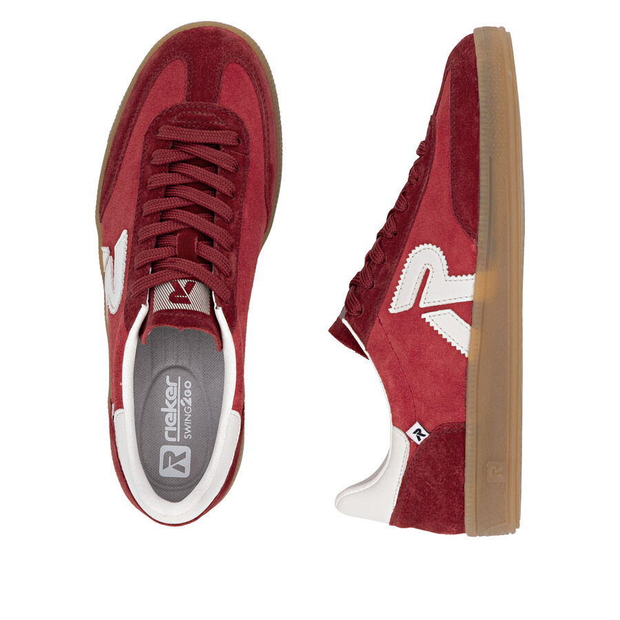 rote sneaker für damen rieker sport w2200-33