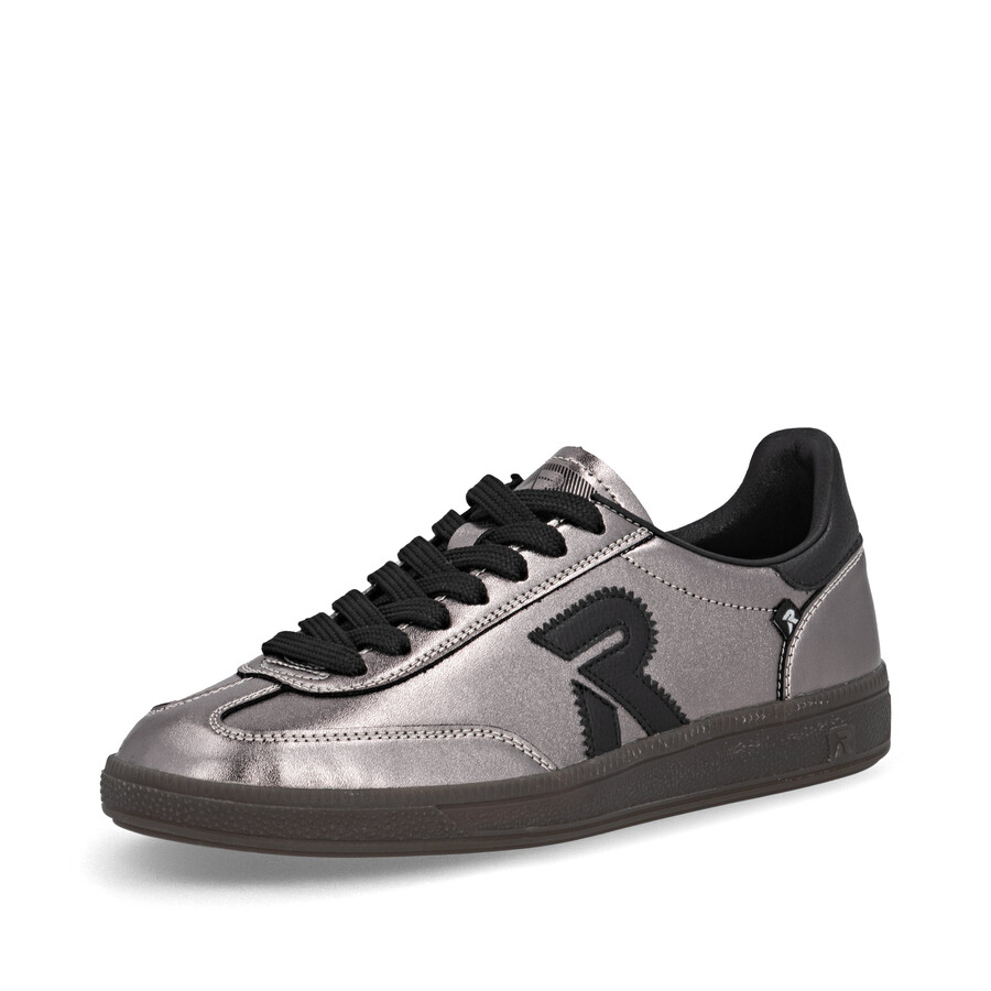 silberplatin-sneaker für damen rieker sport w2200-91