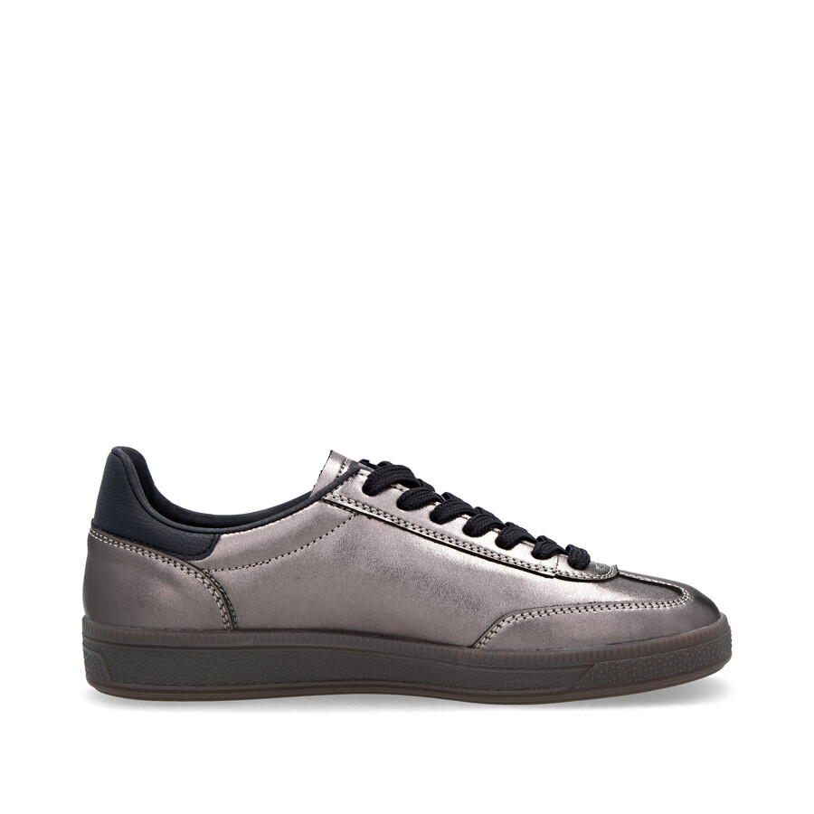 silberplatin-sneaker für damen rieker sport w2200-91
