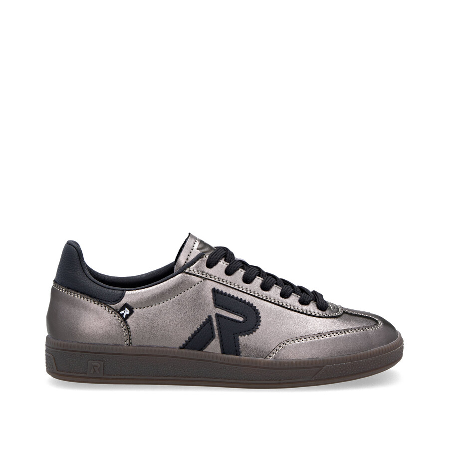 silberplatin-sneaker für damen rieker sport w2200-91