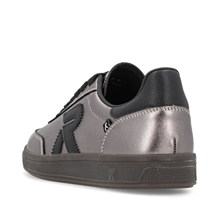 silberplatin-sneaker für damen rieker sport w2200-91