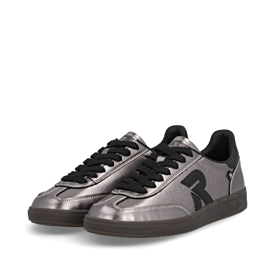silberplatin-sneaker für damen rieker sport w2200-91