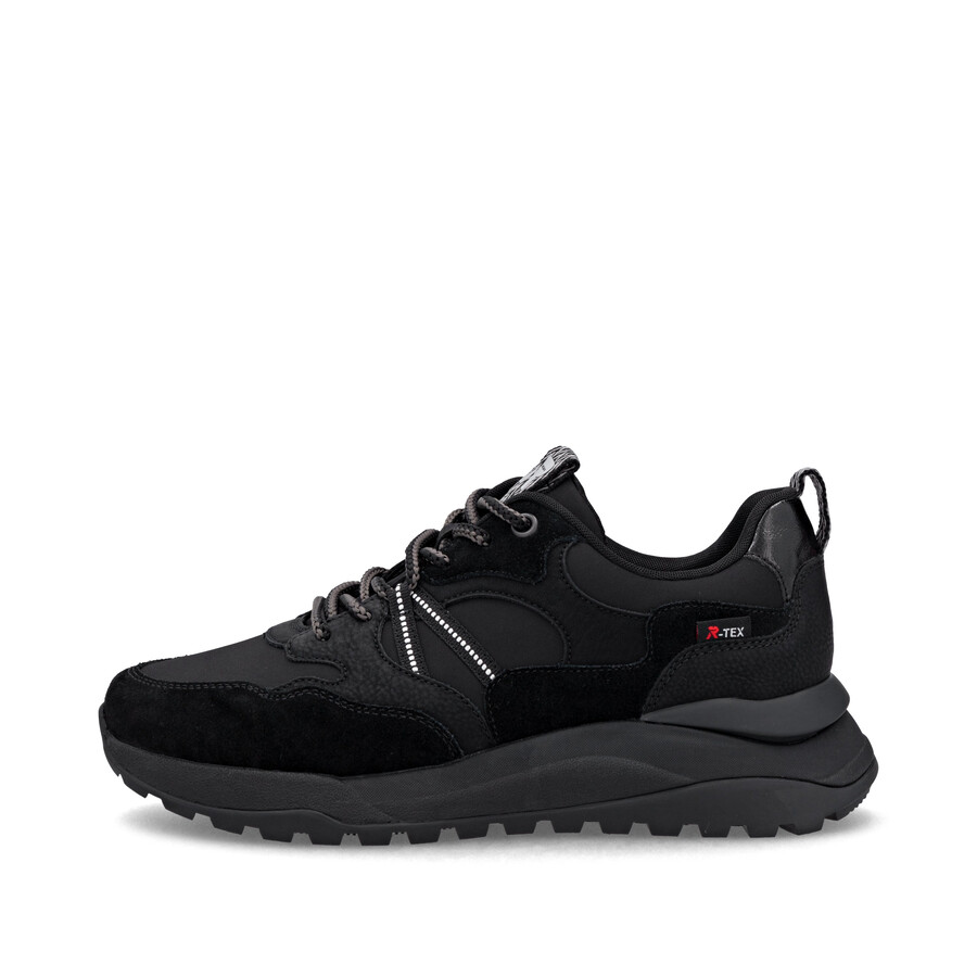 schwarze sneaker für damen rieker sport w2501-00