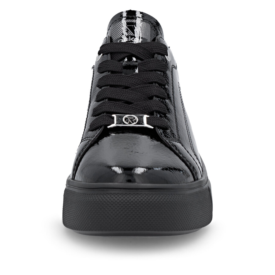schwarze sneaker für damen rieker sport w2601-00