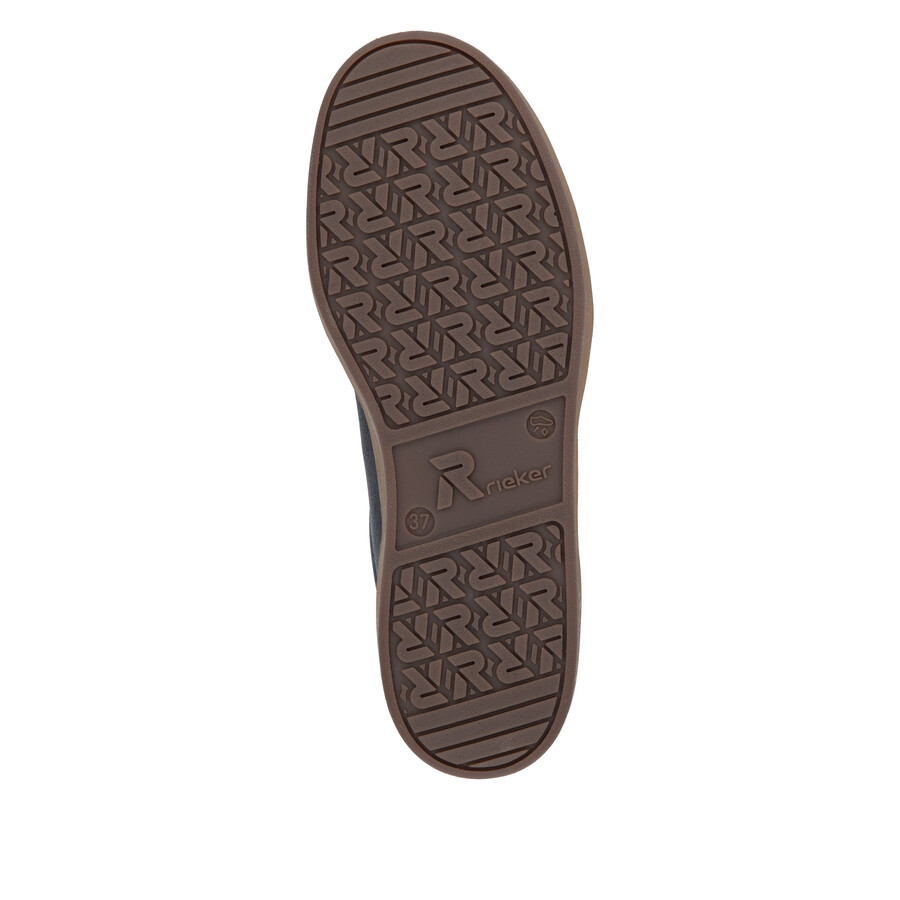 schwarze damenschuhe mit gummizug rieker sport w3700-00