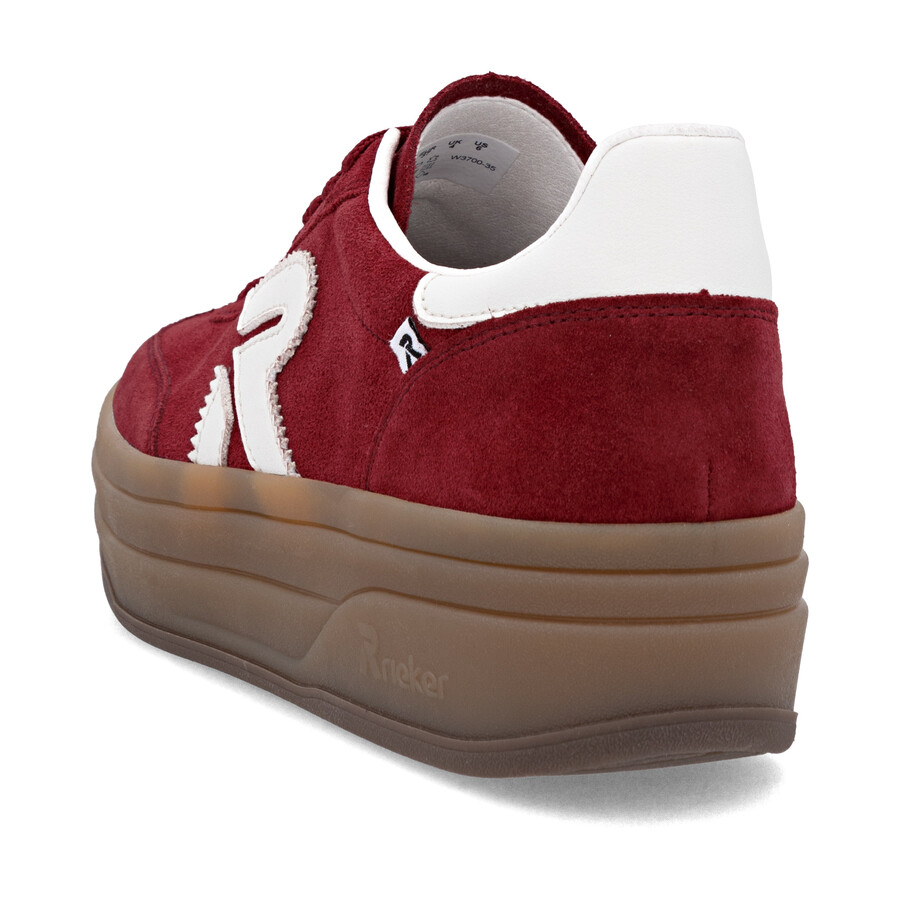 rote sneaker für damen rieker sport w3700-35