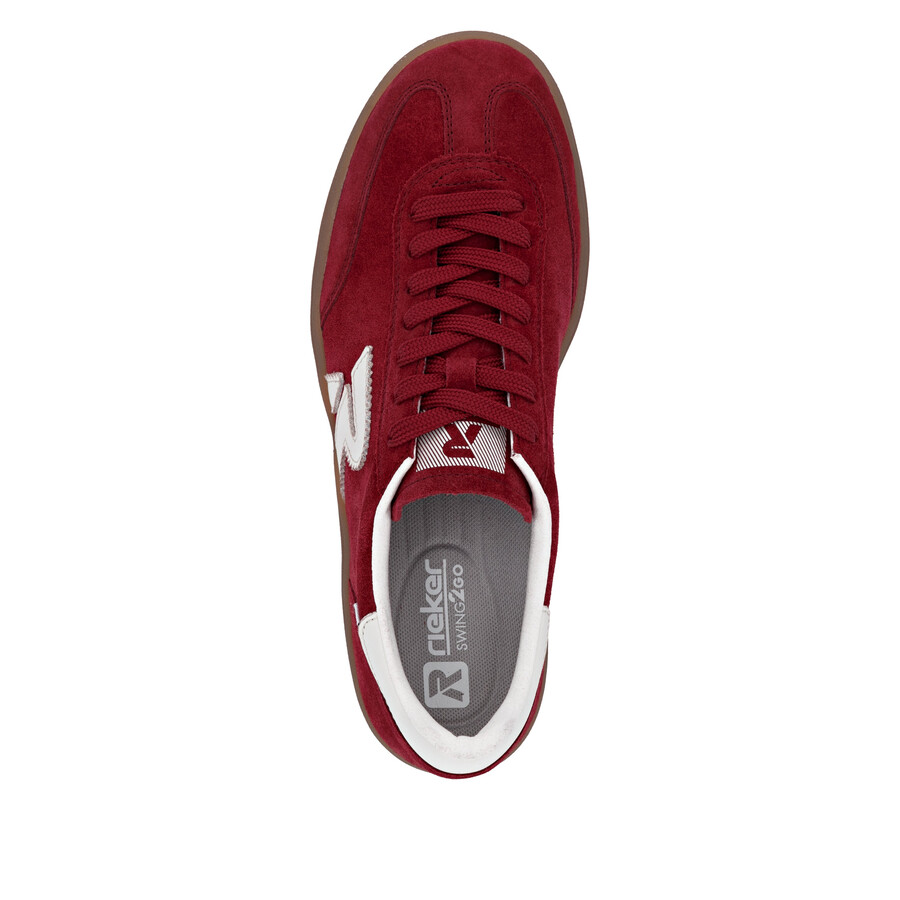 rote sneaker für damen rieker sport w3700-35