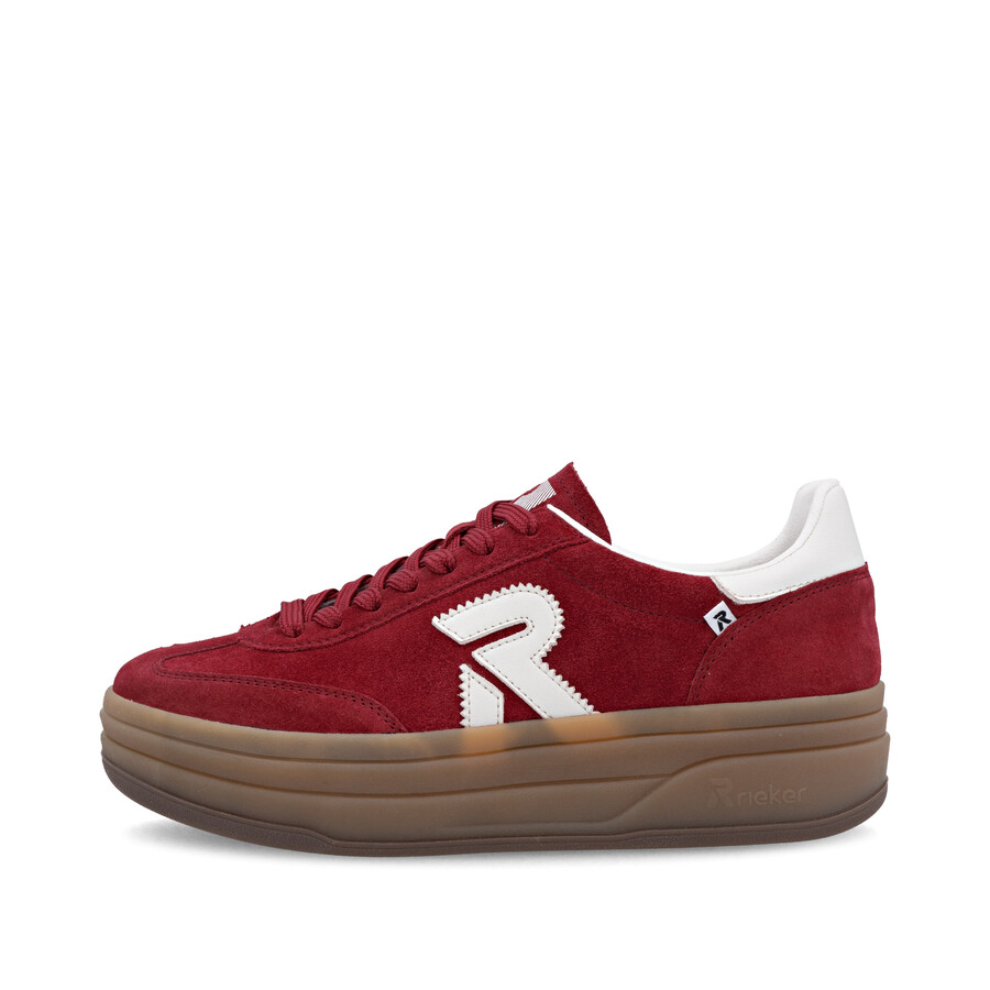 rote sneaker für damen rieker sport w3700-35