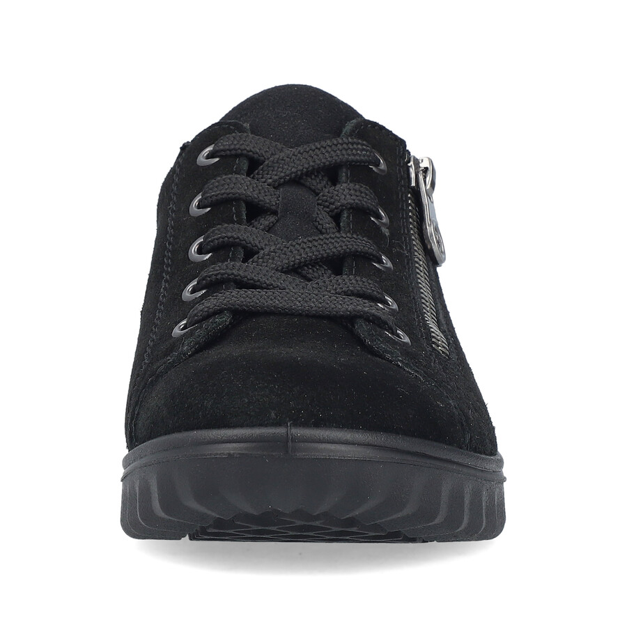 schwarze damenschuhe mit reißverschluss rieker 59000-00