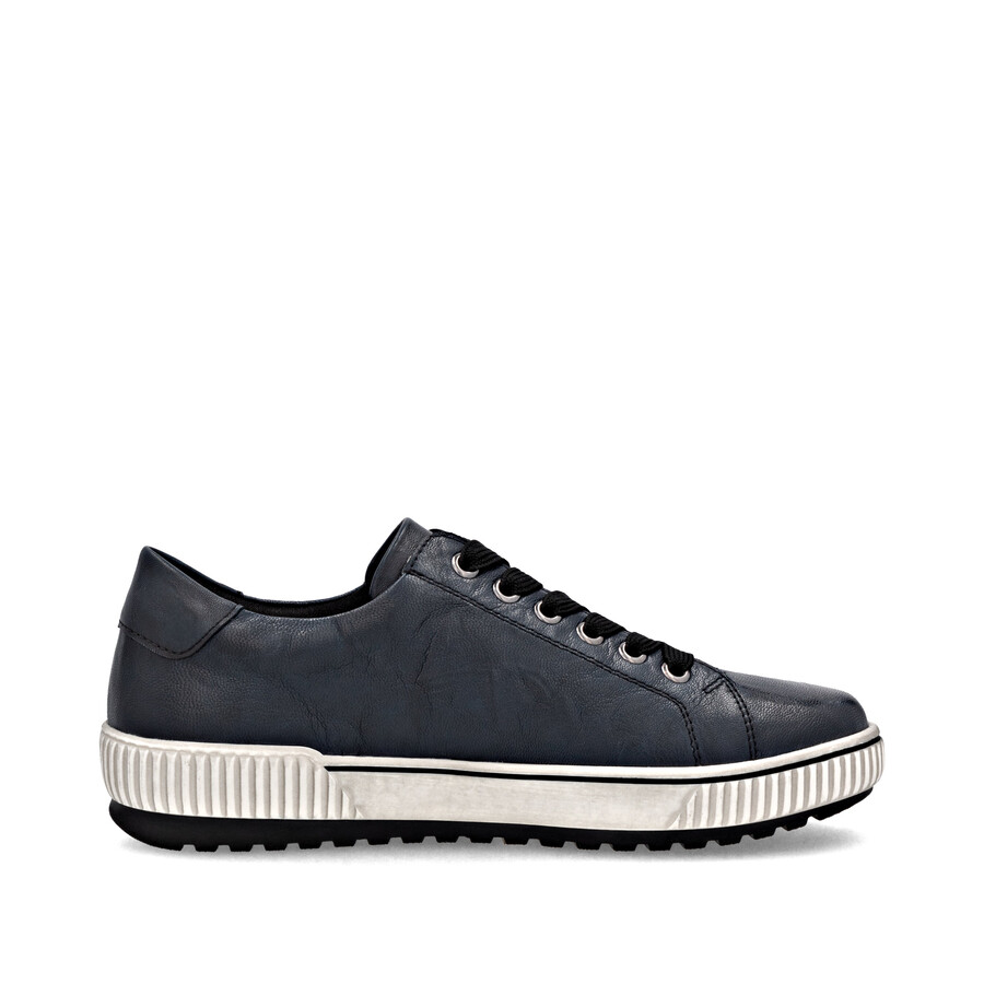 blaue damenschuhe mit reißverschluss remonte d0700-15