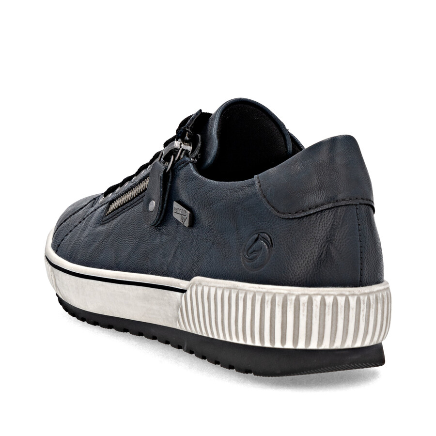 blaue damenschuhe mit reißverschluss remonte d0700-15