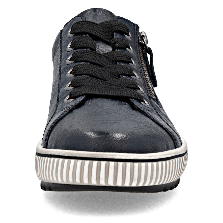 blaue damenschuhe mit reißverschluss remonte d0700-15
