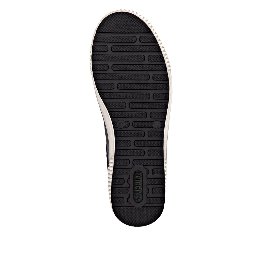 blaue damenschuhe mit reißverschluss remonte d0700-15