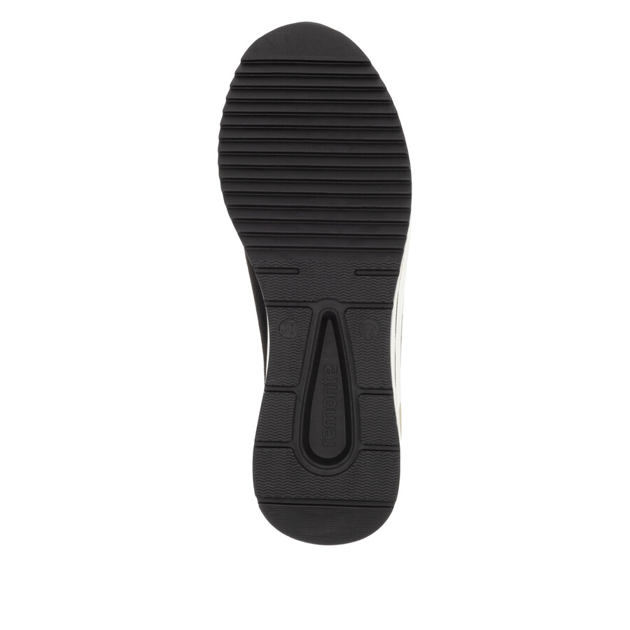 schwarze damenschuhe mit reißverschluss remonte d0t08-02