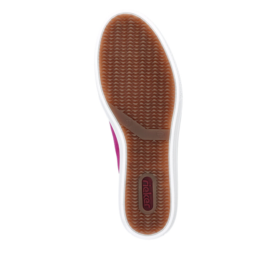 pinke damen-schuhe mit reißverschluss rieker l59l1-31