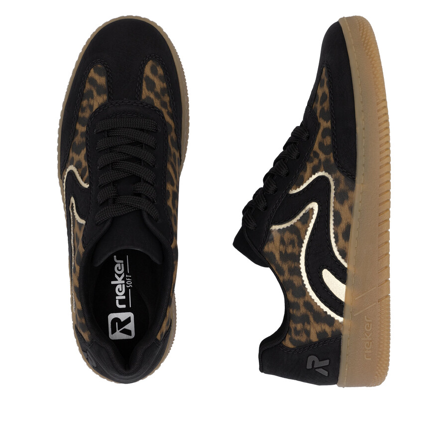 mehrlagige elastische damenschuhe rieker sport m5512-90