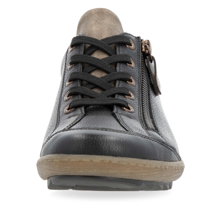 schwarze damenschuhe mit reißverschluss remonte r1402-08