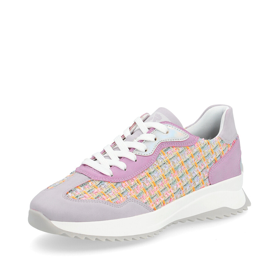 mehrfarbige schnürschuhe für damen rieker sport w1300-90