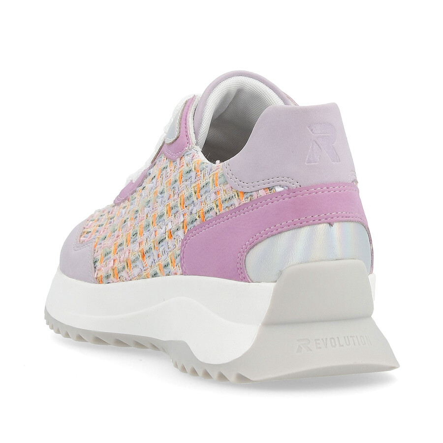 mehrfarbige schnürschuhe für damen rieker sport w1300-90