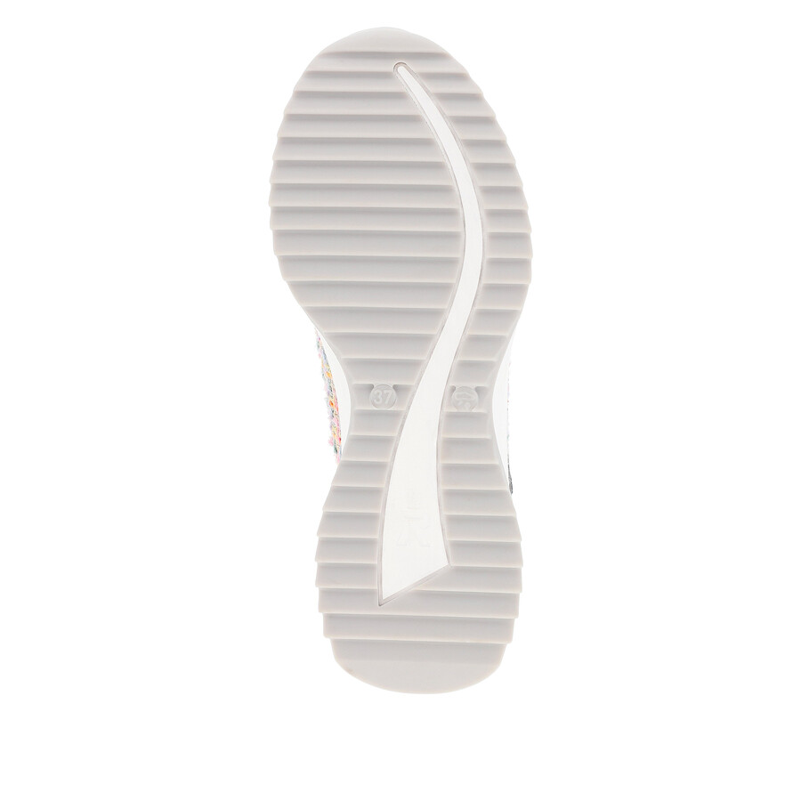 mehrfarbige schnürschuhe für damen rieker sport w1300-90
