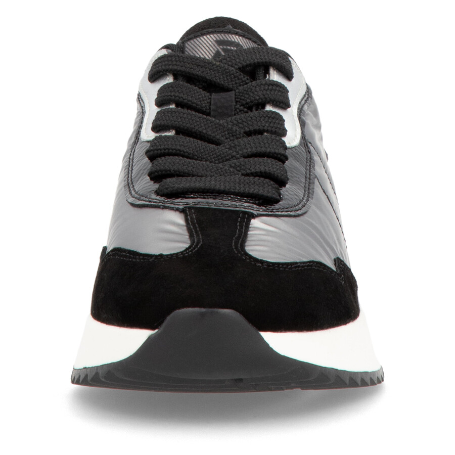 graue elastische damenschuhe rieker sport w1306-42