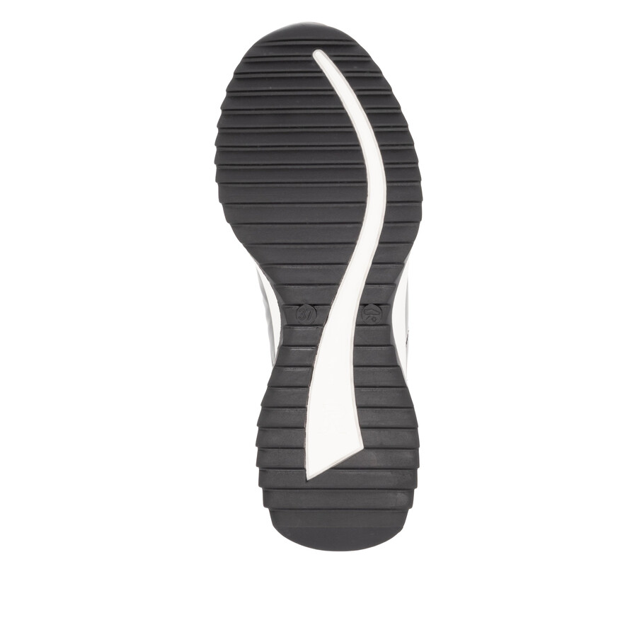 graue elastische damenschuhe rieker sport w1306-42