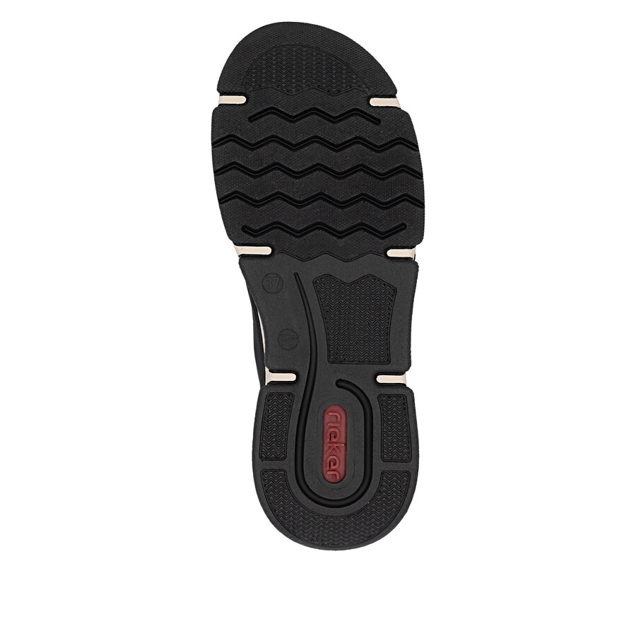 schwarze damenstiefel mit reißverschluss rieker 45920-01