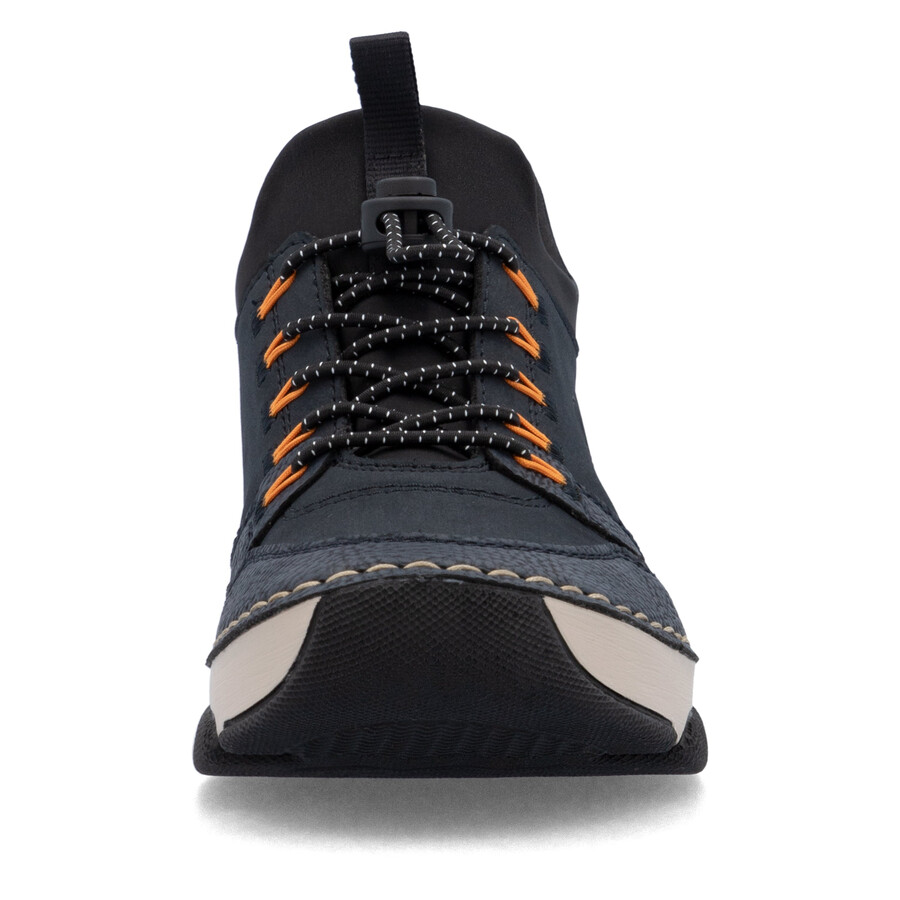 blaue elastische stiefel für damen rieker 45963-14