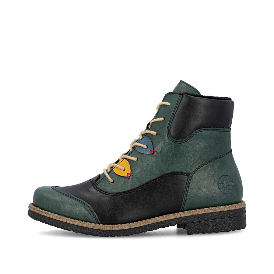 mehrreihige stiefel für damen rieker 73510-90