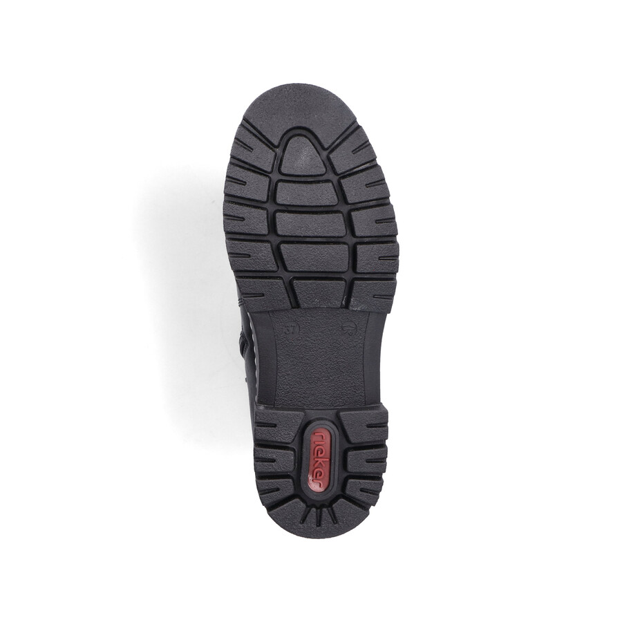 schwarze damenstiefel mit reißverschluss rieker 73892-00