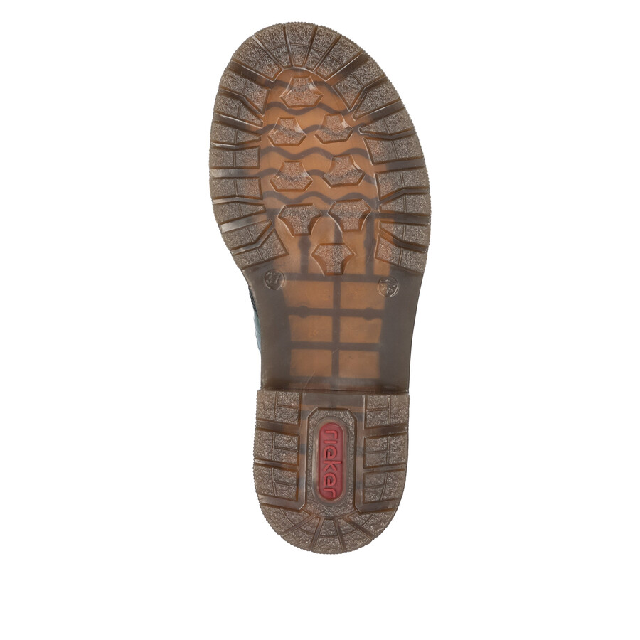 grüne damenstiefel mit reißverschluss rieker 78240-54