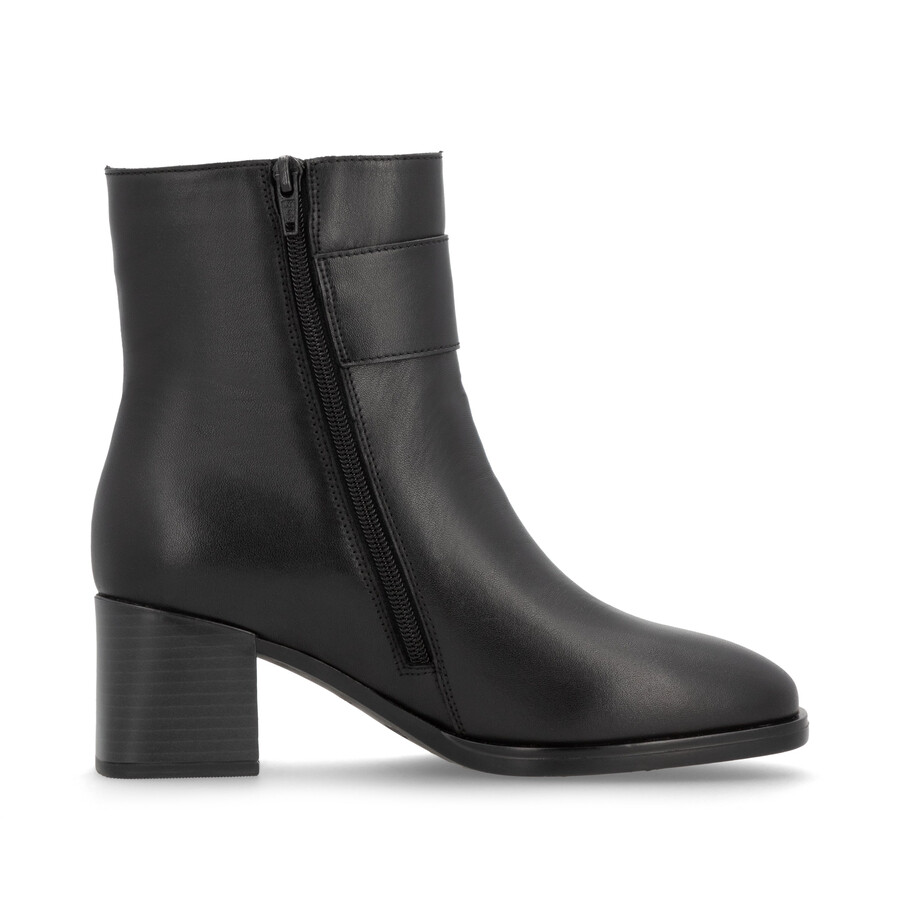 schwarze damenstiefel mit reißverschluss remonte d0v80-00