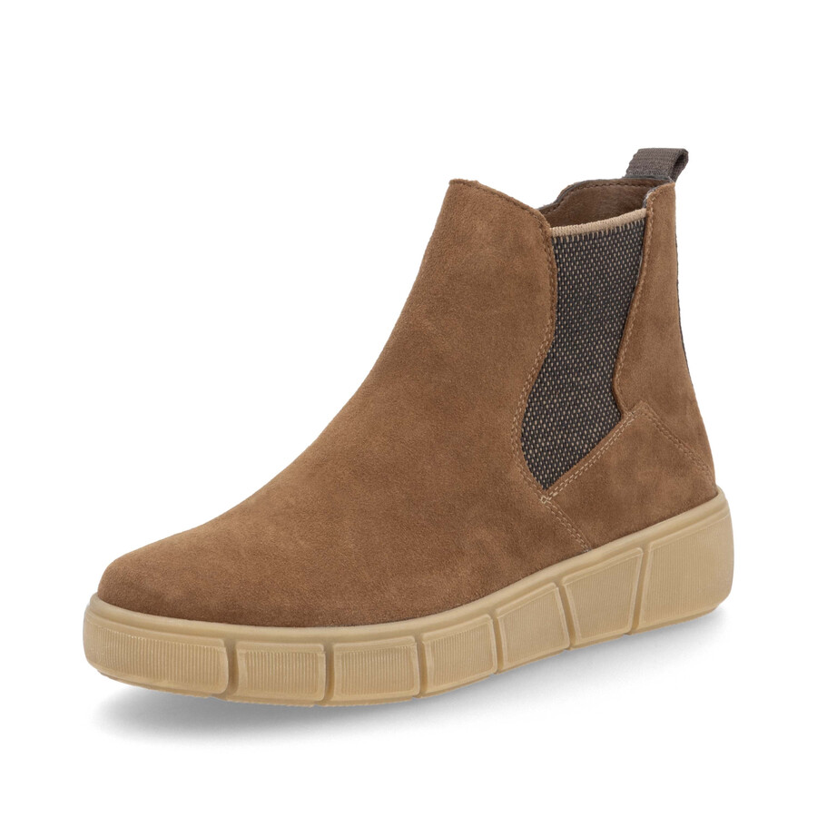 braune damen-stiefel mit reißverschluss remonte d1t71-24