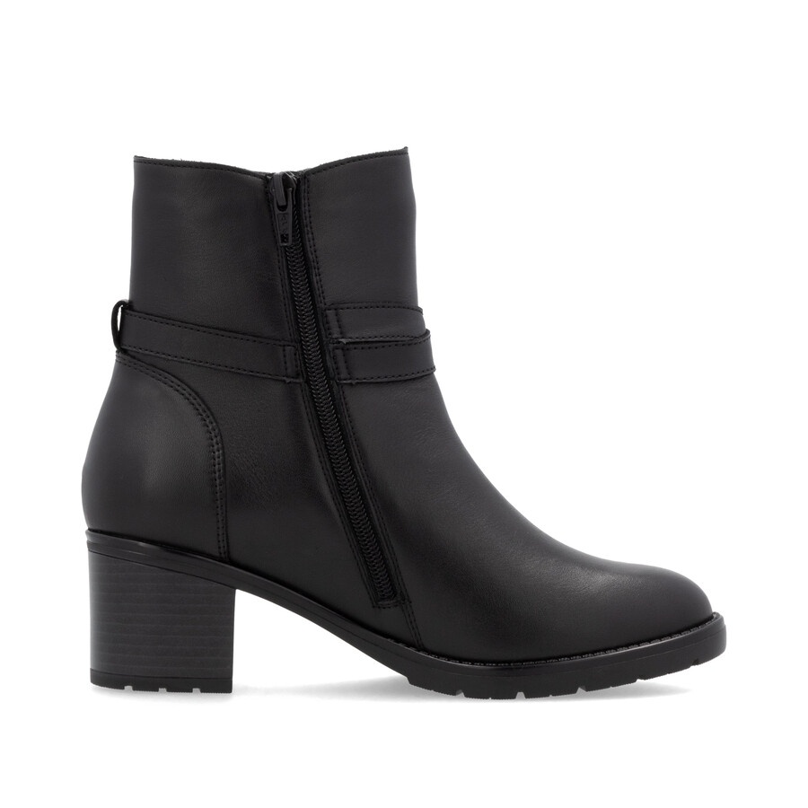 schwarze damen-stiefel mit reißverschluss remonte d2a72-00