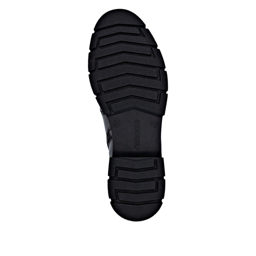 schwarze damen-stiefel mit reißverschluss remonte d2s73-00