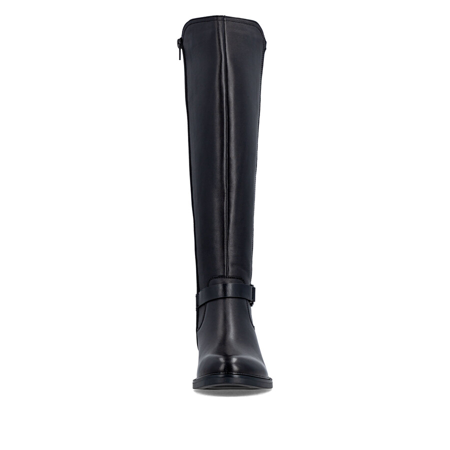 schwarze damen-stiefeletten mit reißverschluss remonte d2w77-00