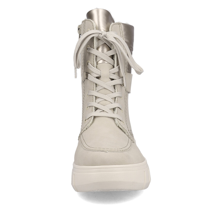 beige damen-stiefeletten mit reißverschluss rieker y3503-62