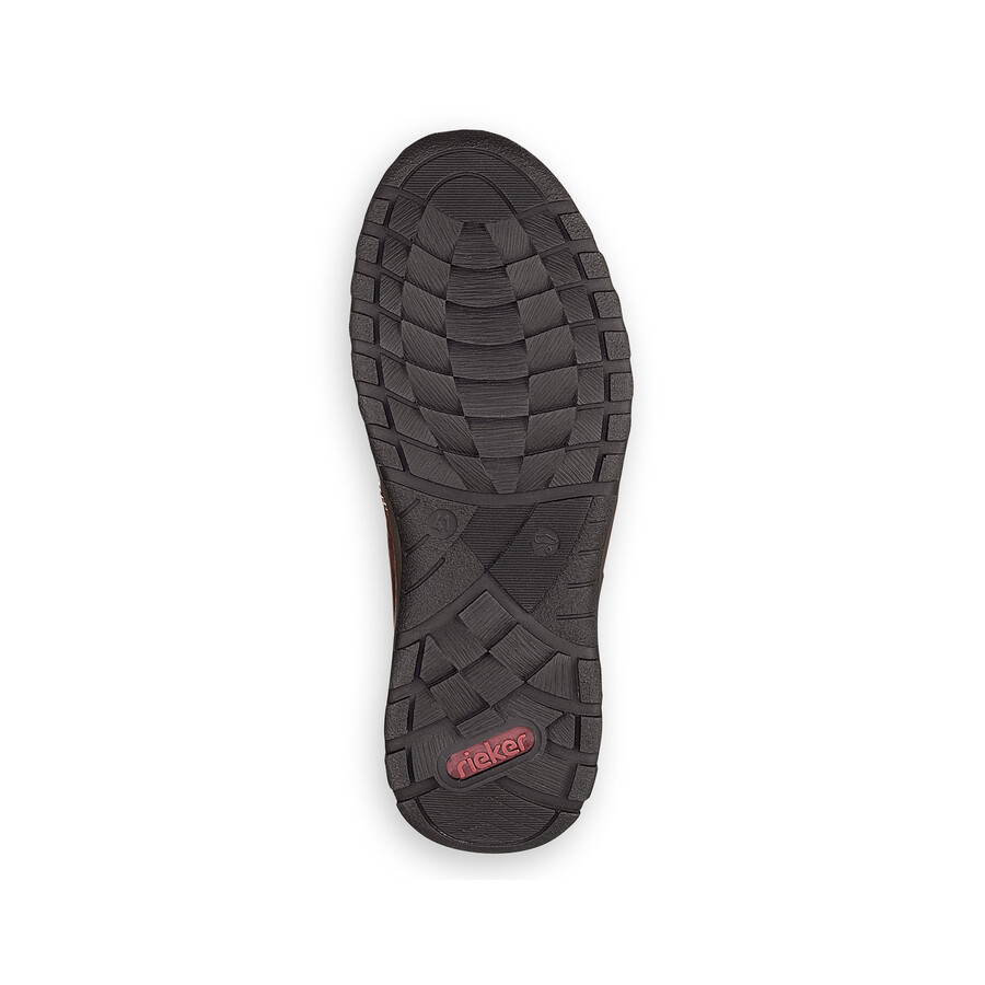 braune herren-schuhe mit reißverschluss rieker 03329-25