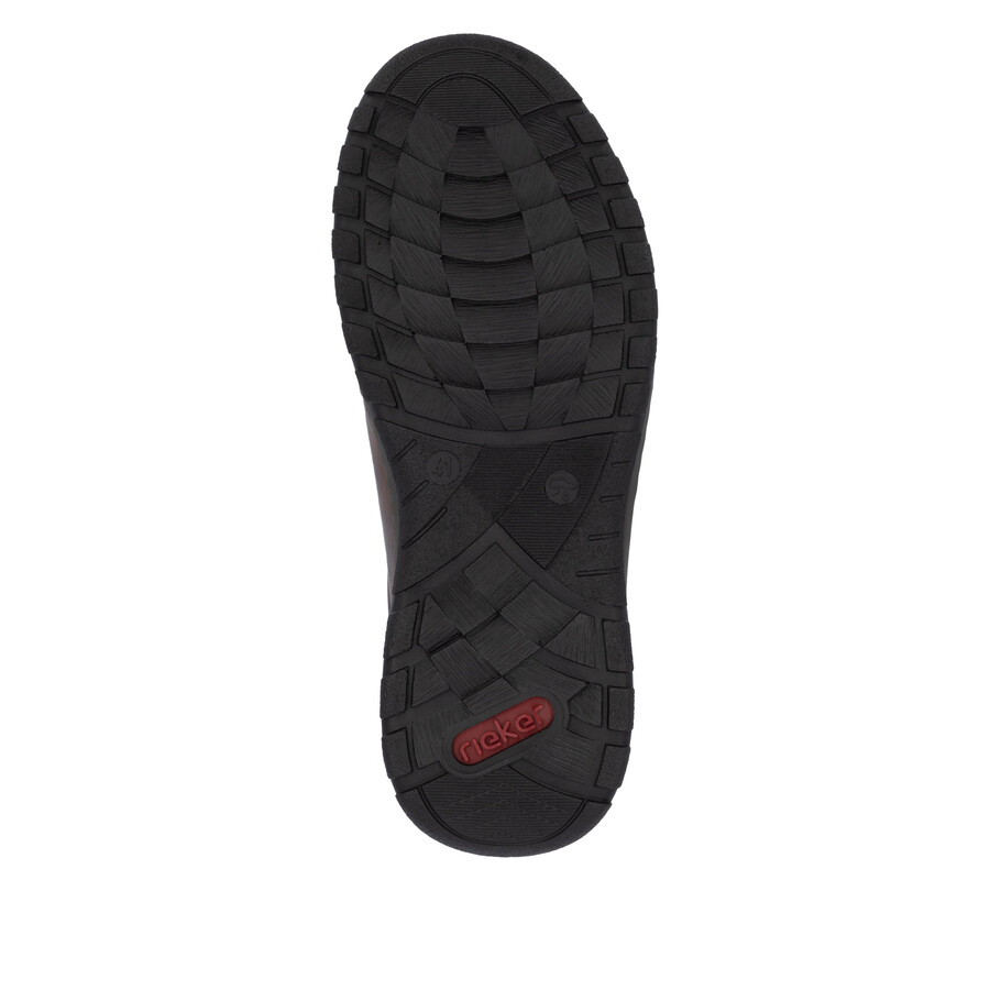 braune elastische herrenschuhe rieker 03354-26