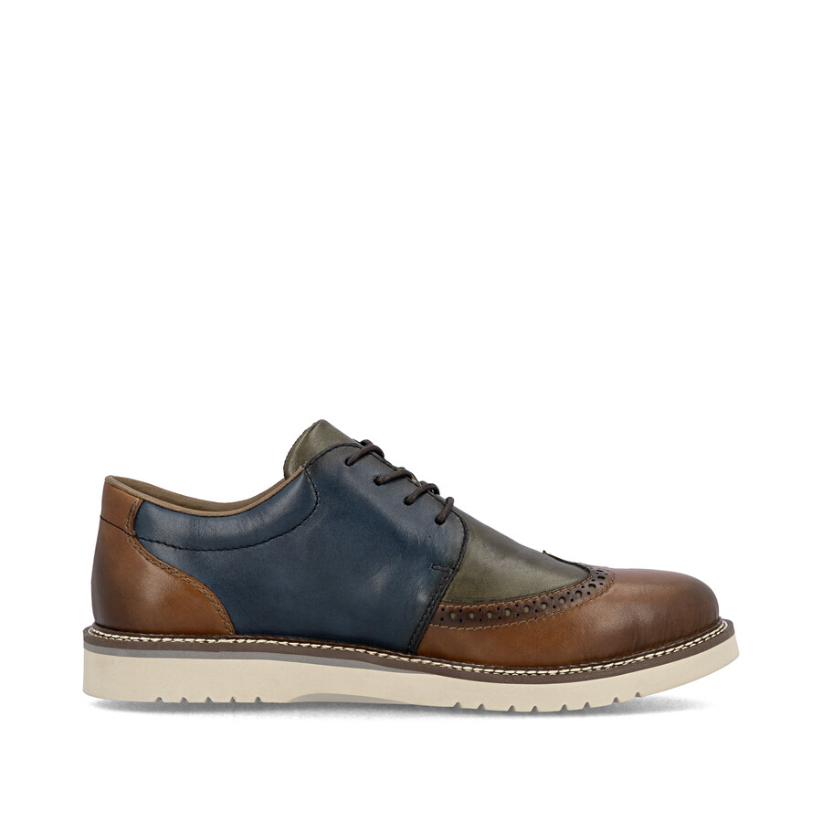 mehrlagige elastische herrenschuhe rieker 04504-90