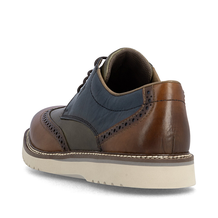 mehrlagige elastische herrenschuhe rieker 04504-90