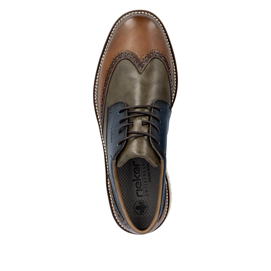 mehrlagige elastische herrenschuhe rieker 04504-90